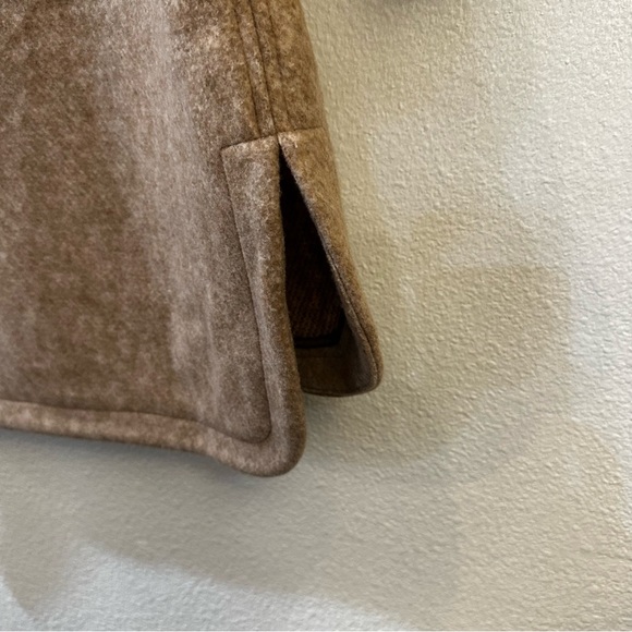 Banana Republic Shawl Collar Coat in Oatmeal Heather Size Small - Picture 10 of 16